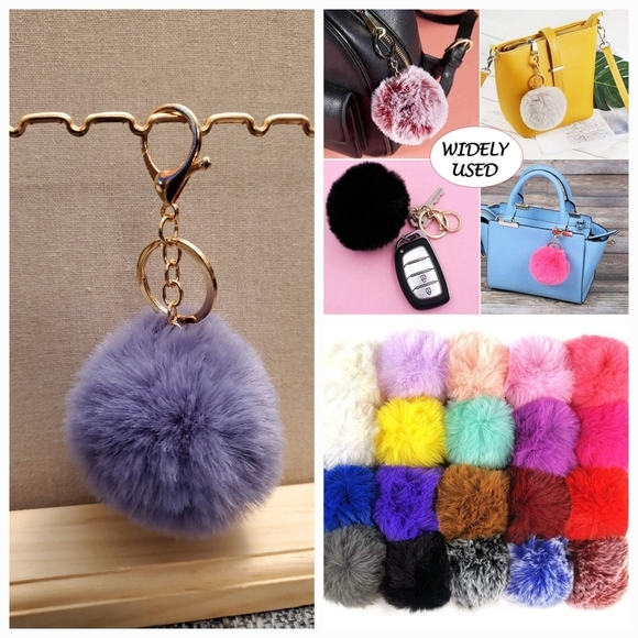 Accessories - Cute Fashion Faux-Fur Puff Ball